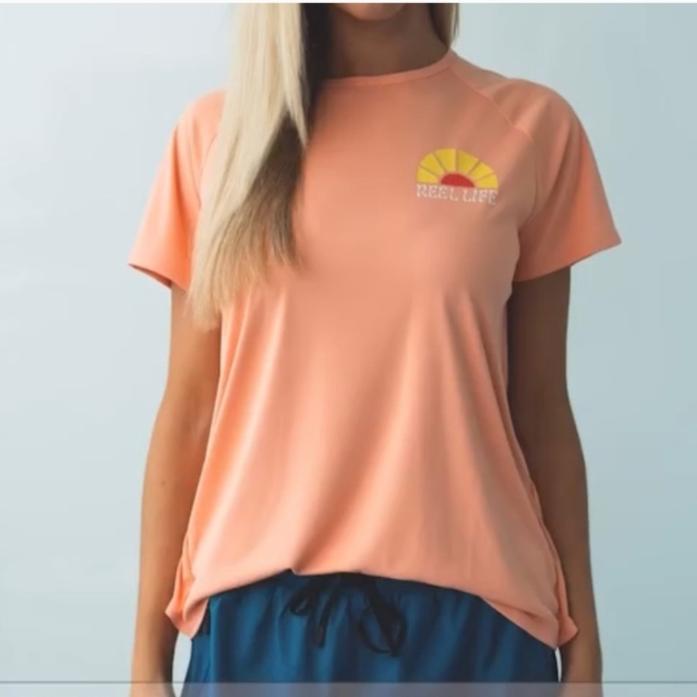 Reel Life Women's Jax Beach Split Back SS